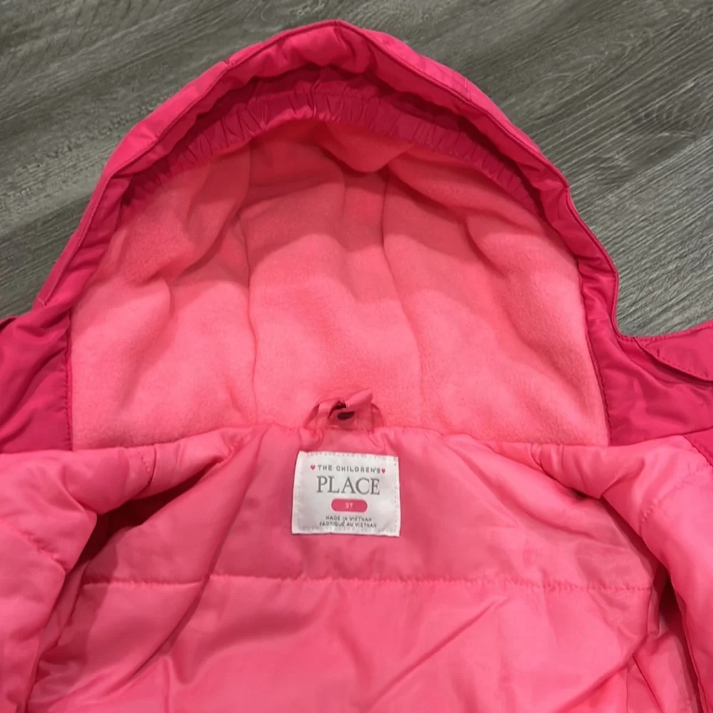 Childrens Place hooded winter jacket, size 3T